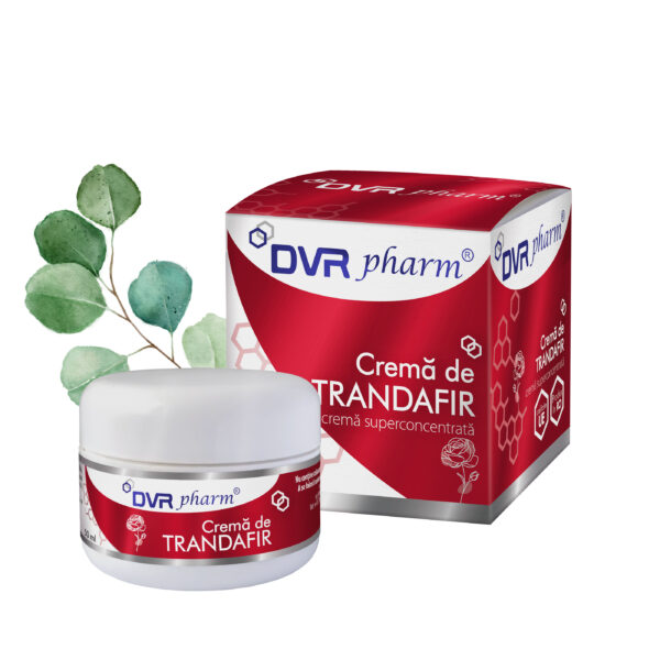 Cremă de TRANDAFIR - reduce cearcănele, ridurile, petele cutanate - DVR Pharm