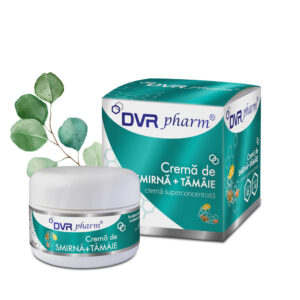 Cremă de SMIRNĂ + TĂMÂIE - ajutor în psoriazis, dermatite, răni - DVR Pharm