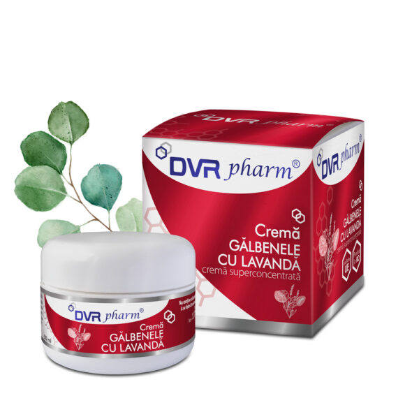 Cremă de GĂLBENELE CU LAVANDĂ - calmează mâncărimea - DVR PHARM